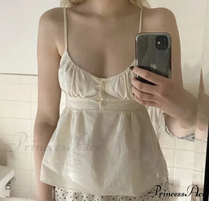 Cami Elegant Buttoned Top Shirts & Tops