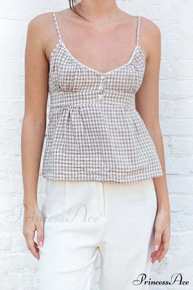 Cami Elegant Buttoned Top Shirts & Tops