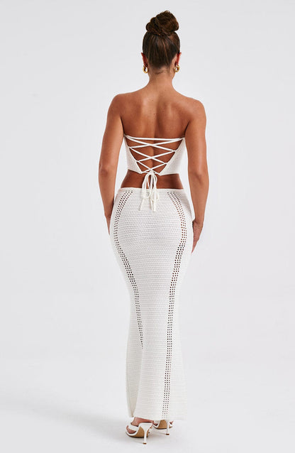 Carly Corset - White Tops Babyboo Fashion Premium Exclusive Design