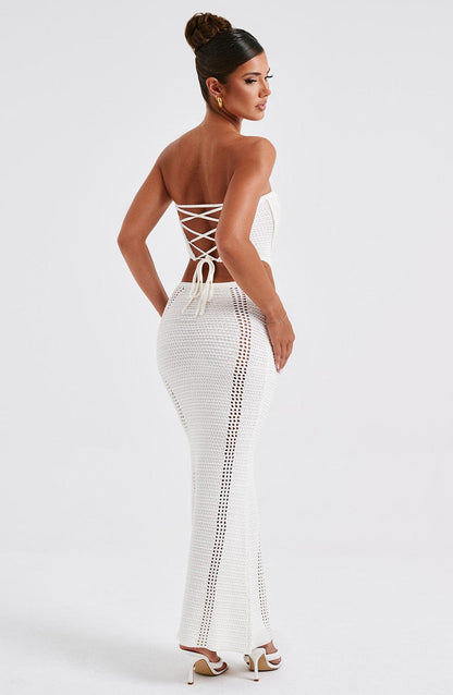 Carly Corset - White Tops Babyboo Fashion Premium Exclusive Design