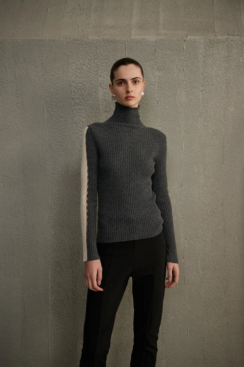 Cashmere turtleneck sweater