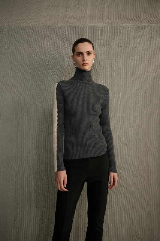 Cashmere turtleneck sweater