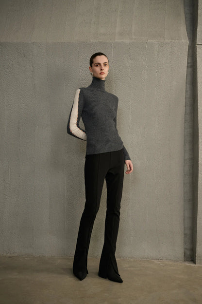 Cashmere turtleneck sweater