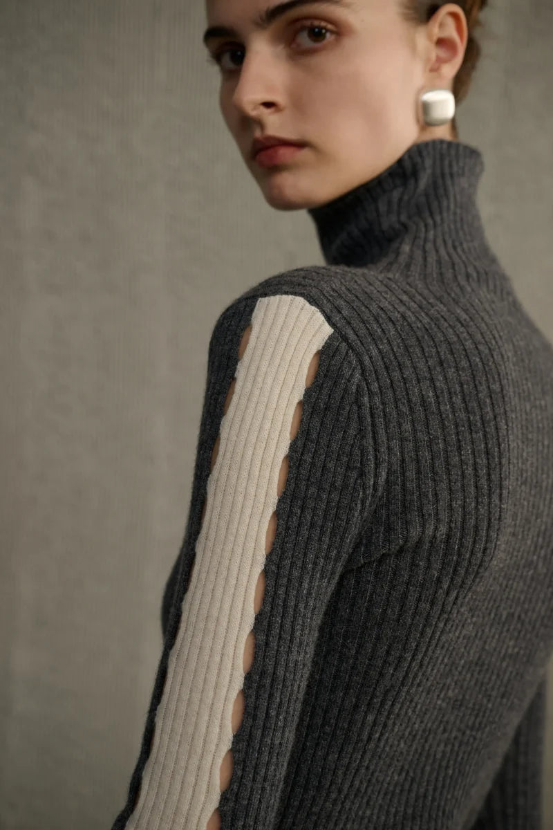 Cashmere turtleneck sweater