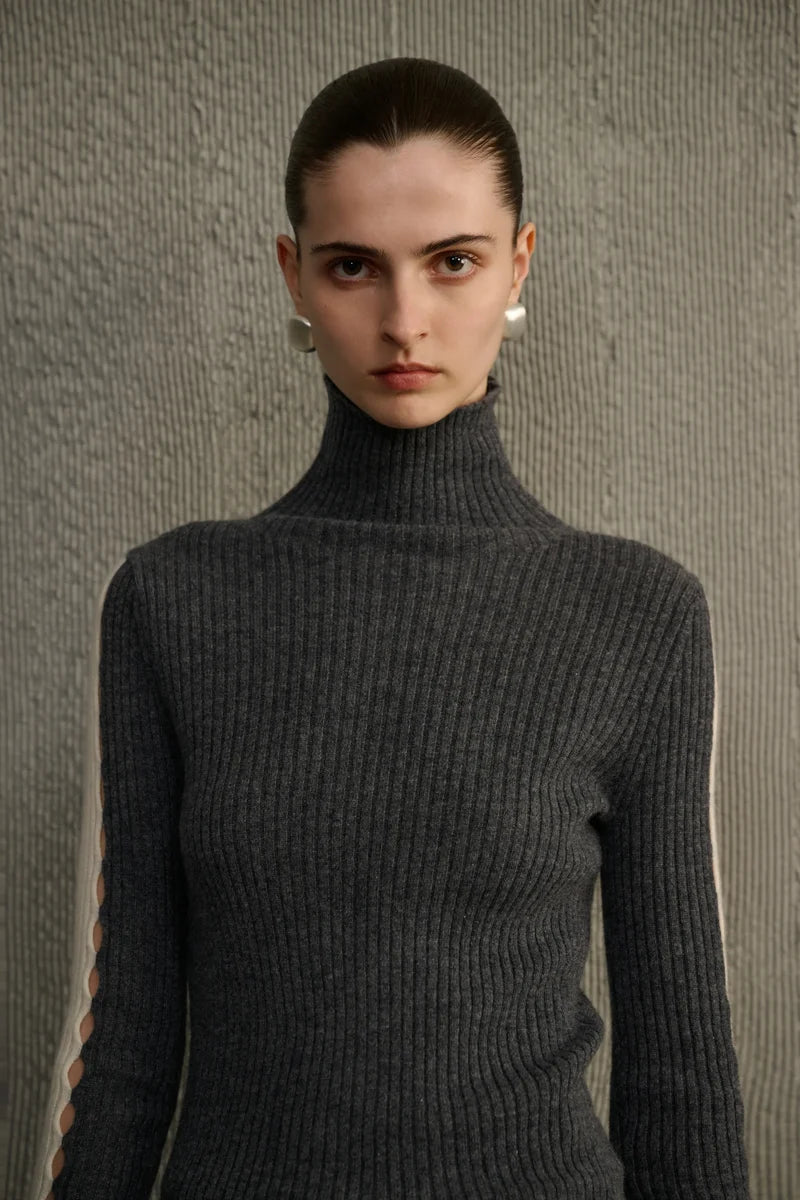 Cashmere turtleneck sweater