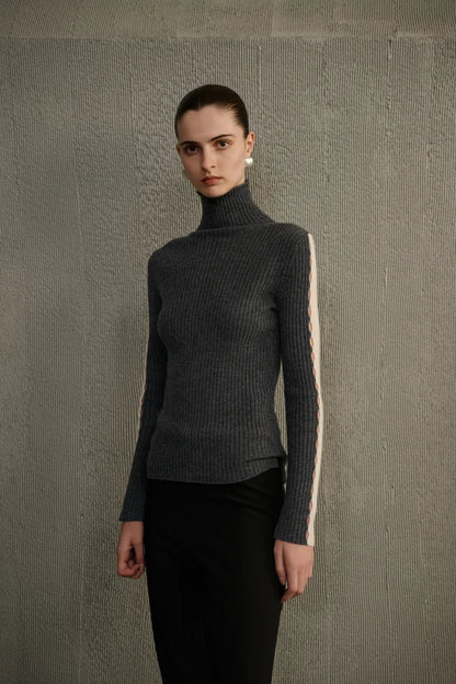 Cashmere turtleneck sweater