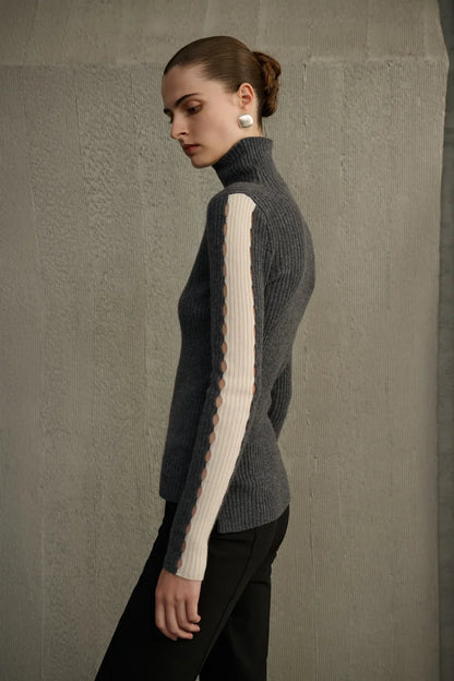 Cashmere turtleneck sweater