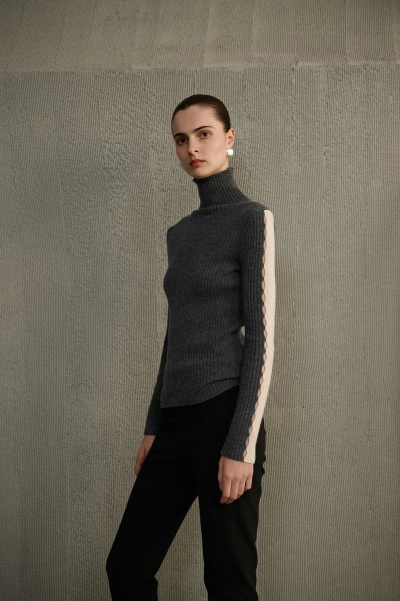 Cashmere turtleneck sweater