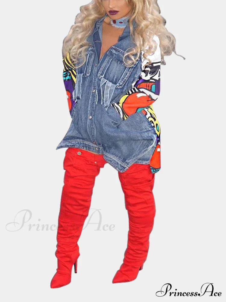 Casual Plaid Turndown Trendy Collar Shirt Coat Coats & Jackets