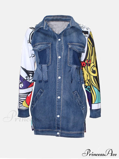 Casual Plaid Turndown Trendy Collar Shirt Coat Coats & Jackets