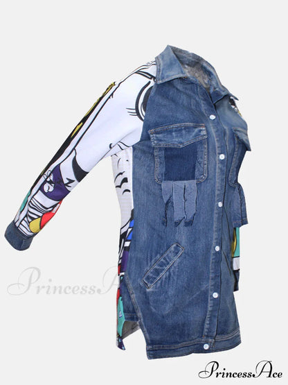 Casual Plaid Turndown Trendy Collar Shirt Coat Coats & Jackets