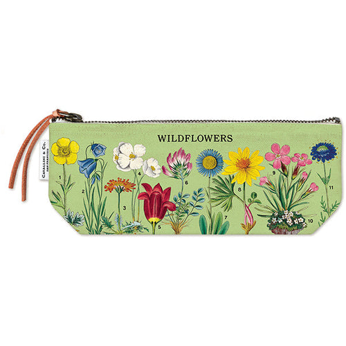 Cavallini Small Pouch Wildflowers