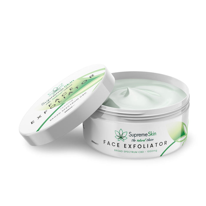 Wholesale CBD Face Exfoliator 200ml (1000mg CBD)