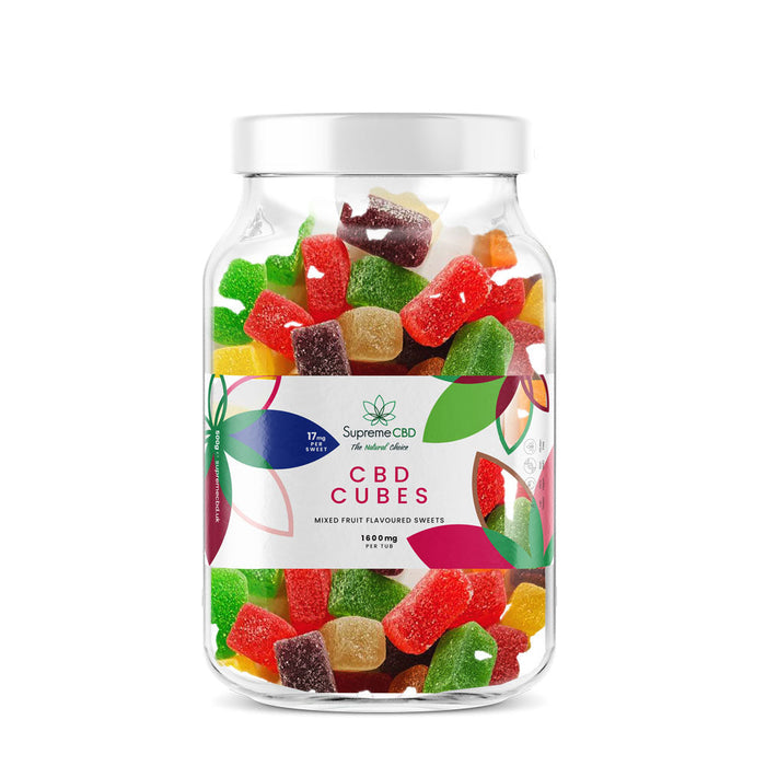 Wholesale CBD Fruit Cubes (1600mg)