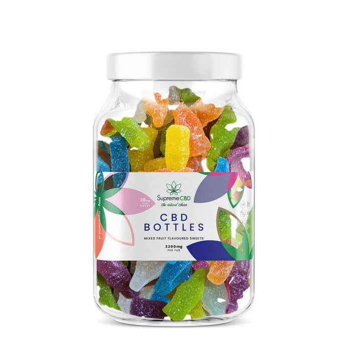Wholesale CBD Large Gummy Bottles (3200mg)
