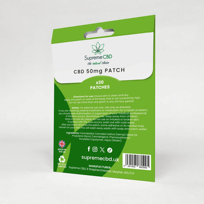Wholesale CBD patches 50mg