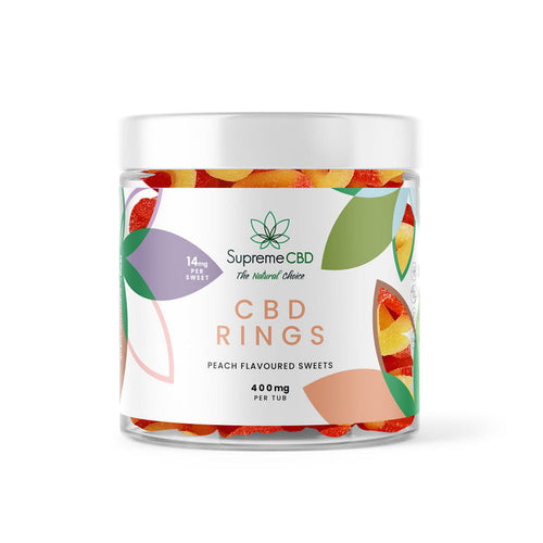 Wholesale CBD Peach Rings (400mg)