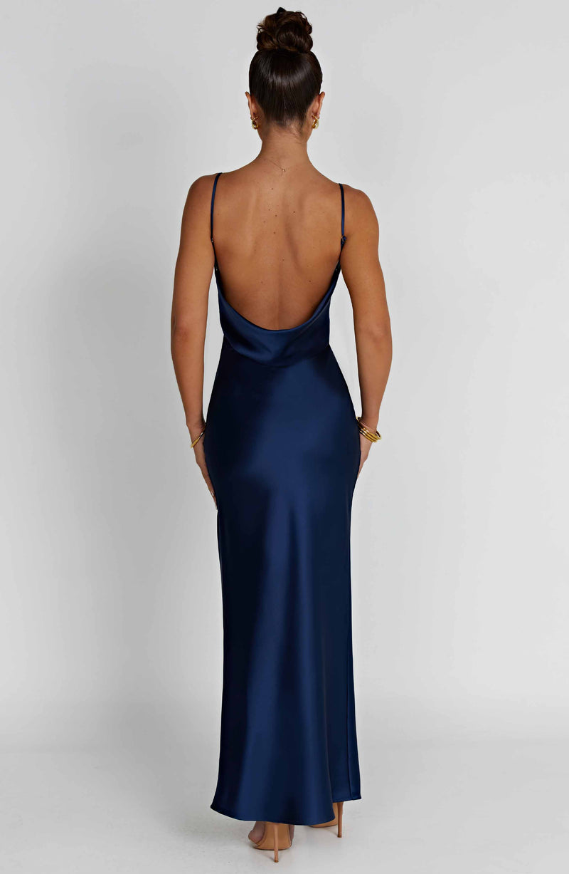 Celestina Maxi Dress - Navy Dress Babyboo Fashion Premium Exclusive Design