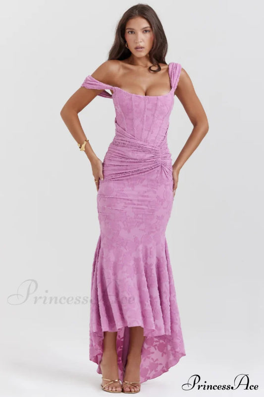 Cesca Rose Pink Floral Maxi Dress | Dress In Beauty