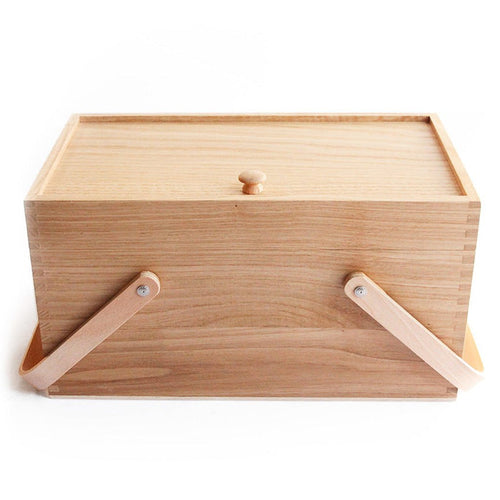 Chestnut Sewing Box Boston General Store