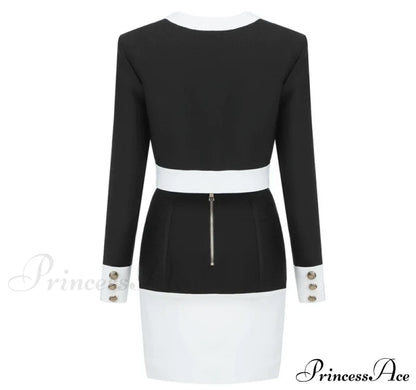 Chiara Elegant Set Black / L Dress