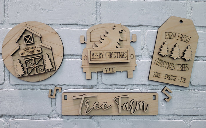 Christmas Tree Farm- Interchangeable Inserts- wholesale