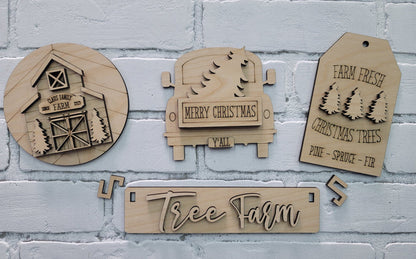 Christmas Tree Farm- Interchangeable Inserts- wholesale