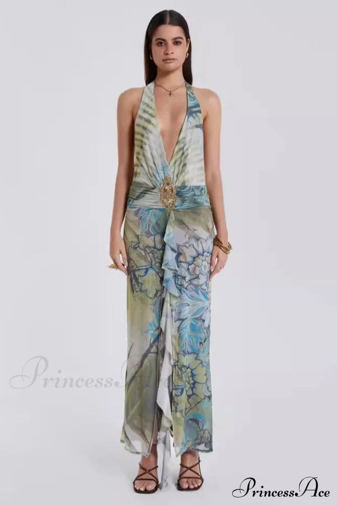 Cindy Plunge Maxi Dress | Dress In Beauty