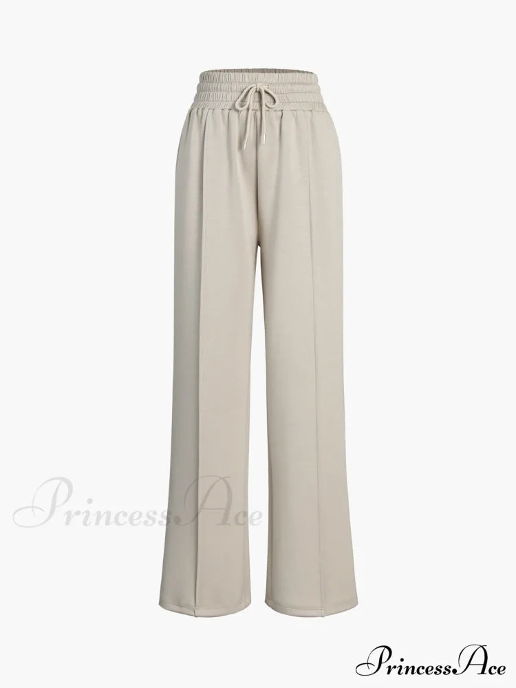 City Walk Graceful Wide Leg Sweatpants