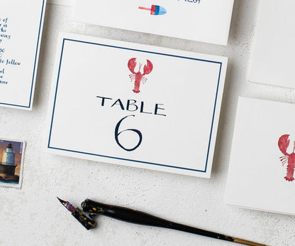 Classic Lobster Table number