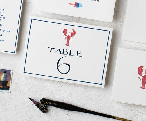 Classic Lobster Table number