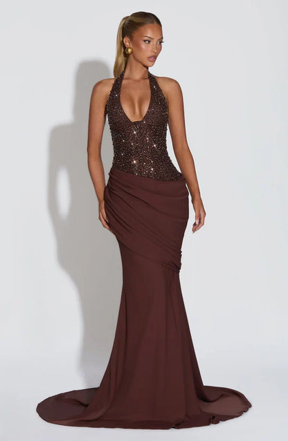 Éclat Evening Maxi Dress