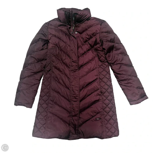 Coat Puffer & Quilted By Kenneth Cole Reaction In Purple, Size: M