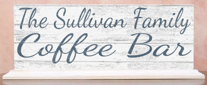 Coffee Bar Sign Personalized Custom Name - Broad Bay Personalized Gifts Shipped Fast