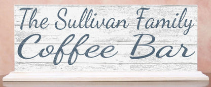 Coffee Bar Sign Personalized Custom Name - Broad Bay Personalized Gifts Shipped Fast