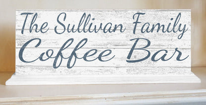 Coffee Bar Sign Personalized Custom Name - Broad Bay Personalized Gifts Shipped Fast