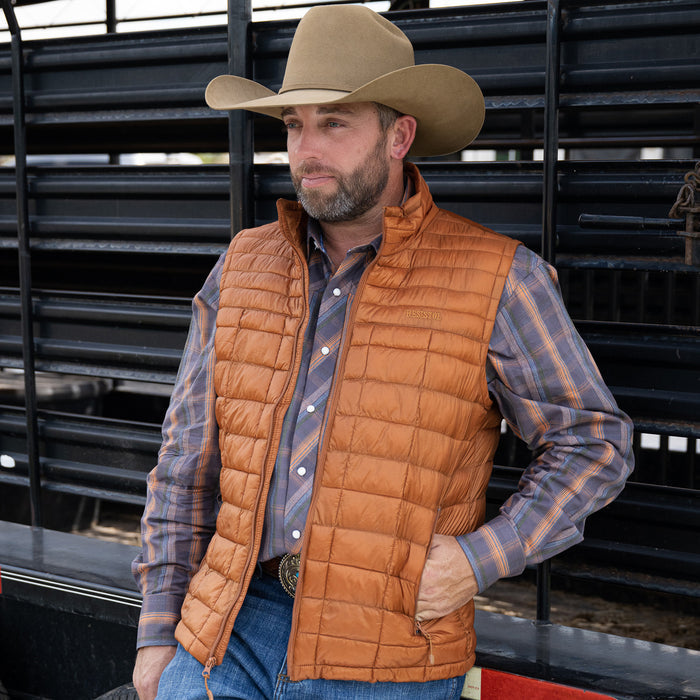 Cold Bloq Vest - Rust - RESISTOL Cowboy Hats