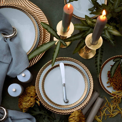 Corde Gold Dessert Plate - RSVP Style