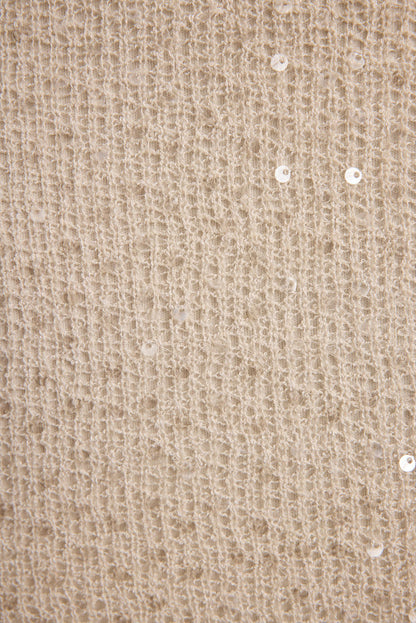 Additional view of the Cordelia Ivory Sequin Midi Dress from a different perspective.
