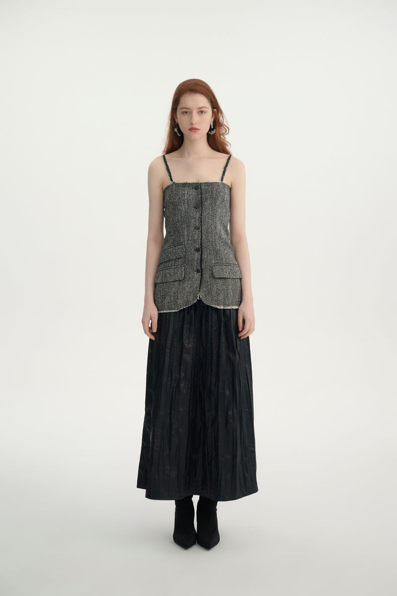 Cotton-linen top