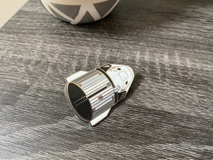 Crewed vehicle with Trunk Hard Enamel Pin