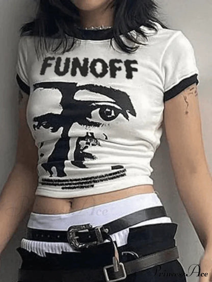 Cropped Patchwork Graceful Pu Crop Top