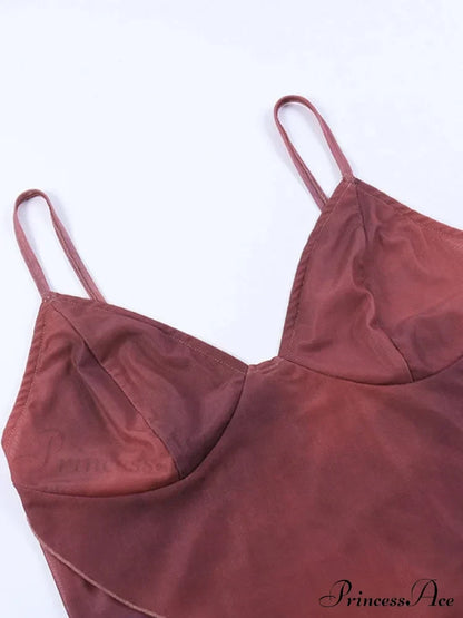 Cross Over Halter Trendy Mesh Crop Cami Top