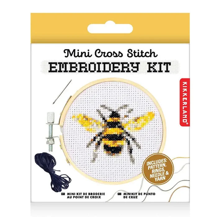 Cross Stitch Embroidery Kit Bee