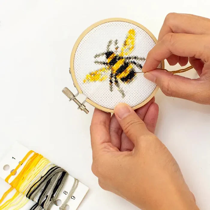 Cross Stitch Embroidery Kit Bee