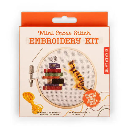 Cross Stitch Embroidery Kit Cat