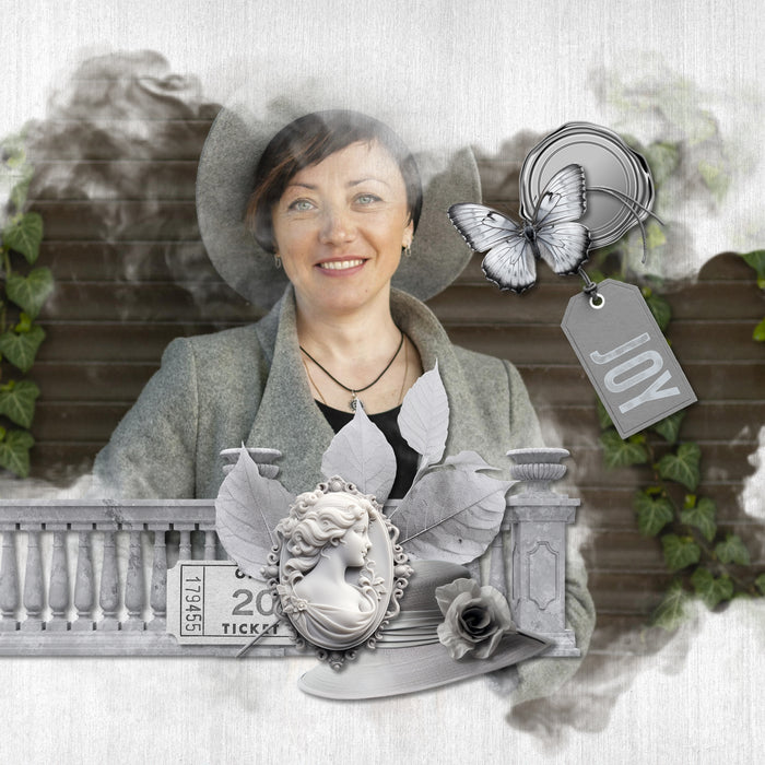 Collect the entire series of Curated Colors by Lucky Girl Creative digital art! Access your digital art in easy-to-use coordinated color palettes. Add these gray embellishments, textured and wood papers, alpha set, and everyday wire word art to all your digital scrapbooking pages and mix-and-match them on various projects throughout the year! Embellishments include angel wings, parrot, bird, Keeshond, dog, Pitbull, poodle, horse, butterfly, kitty cat, shark, car, automobile, backpack, balloons, and more.