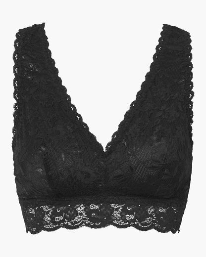 Black Bralette - Never Say Never Curvy Racie Racerback Bralette