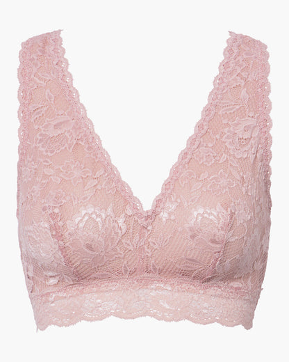 Pink Bralette - Never Say Never Curvy Racie Racerback Bralette