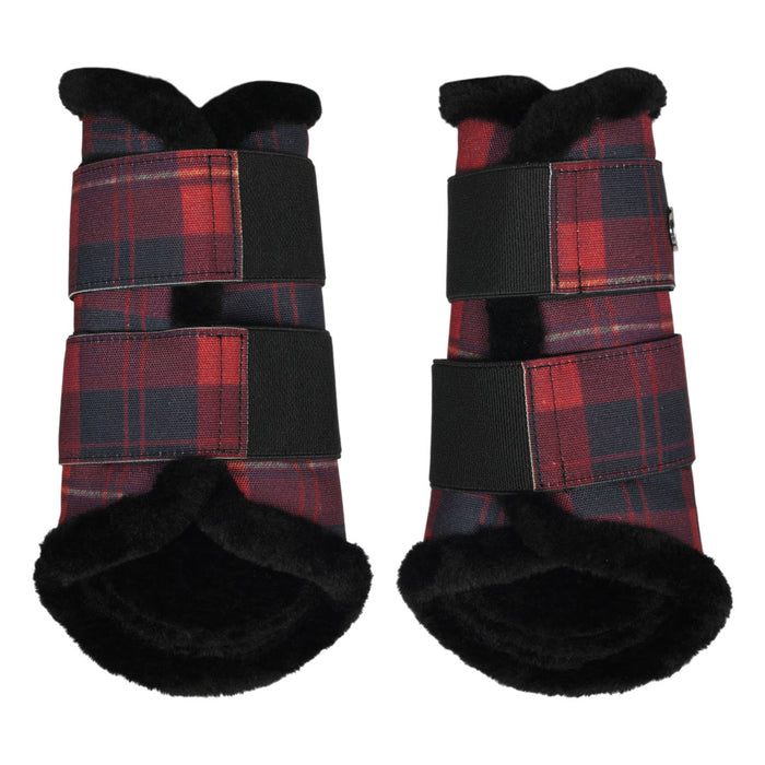 Dapplebay Holiday Plaid Brush Boots-Breeches.com